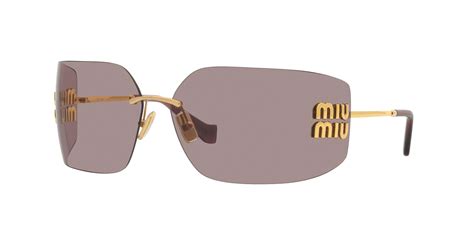 Miu Miu SMU54Y Rectangle Sunglasses 